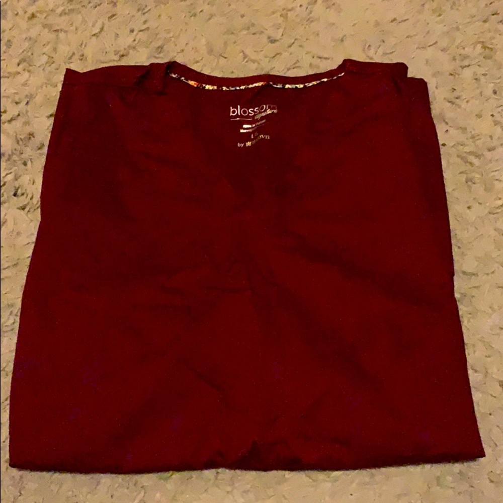 Purple scrub top